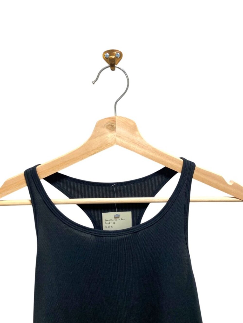 Sweaty Betty Breathe Easy Tank Racerback Top Black Size M NWT Workout Gym Summer - Picture 8 of 14